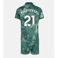 Tottenham Hotspur Dejan Kulusevski #21 Tretí Detský futbalový dres 2024-25 Krátky Rukáv (+ trenírky)